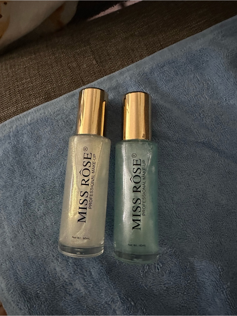 Miss Rose Glitter Makeup Spray, Face Body Shimmer Glow Mist Highlighter 60ml